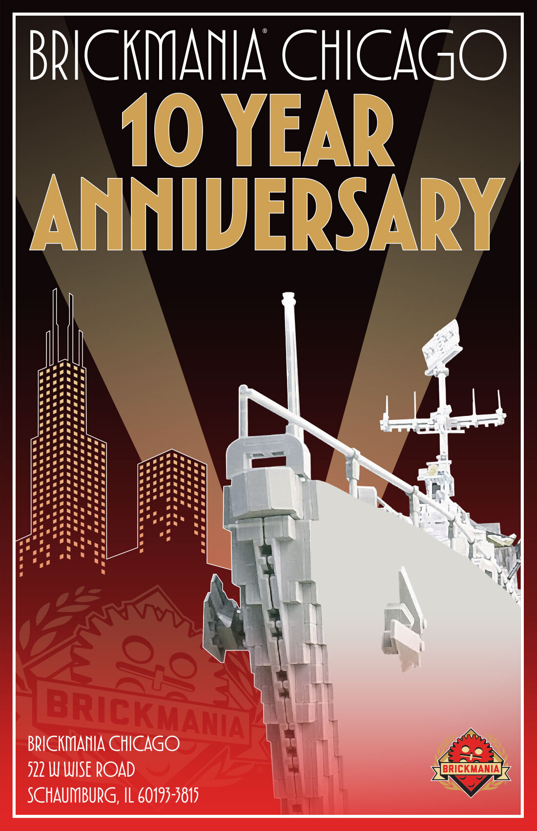 Brickmania Chicago 10th Anniversary & Brickworld Chicago Information