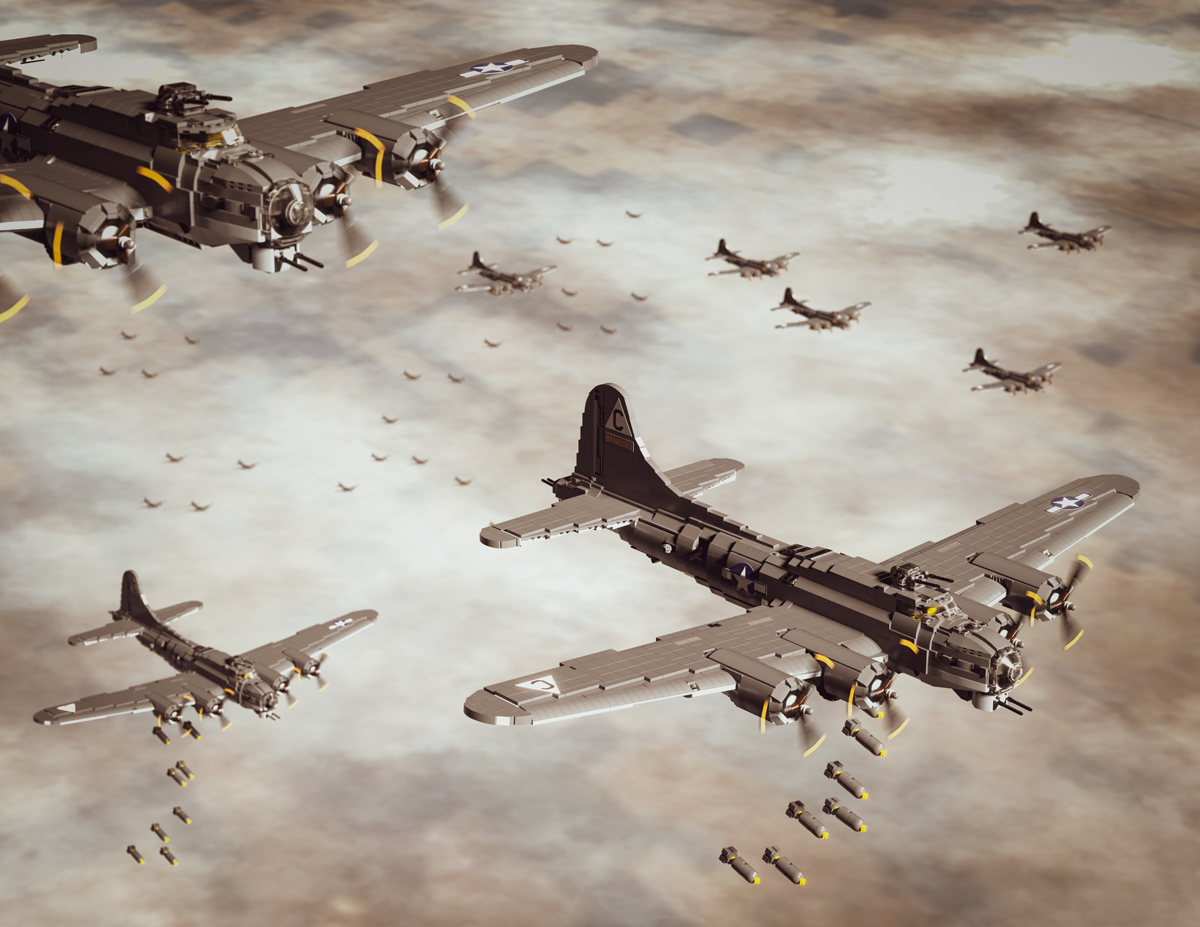 B-17G - WWII Heavy Bomber - Brickmania Toys