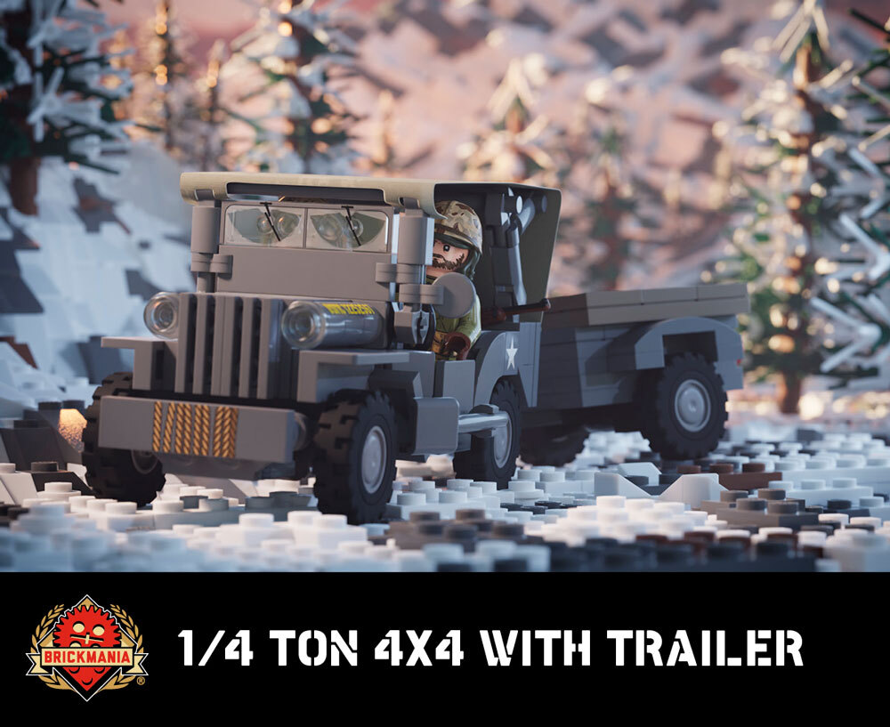 1/4 Ton 4x4 with Trailer - Chosin Reservoir USMC Utility Truck 1/4 Ton 4x4 with Trailer - Chosin Reservoir USMC Utility Truck
