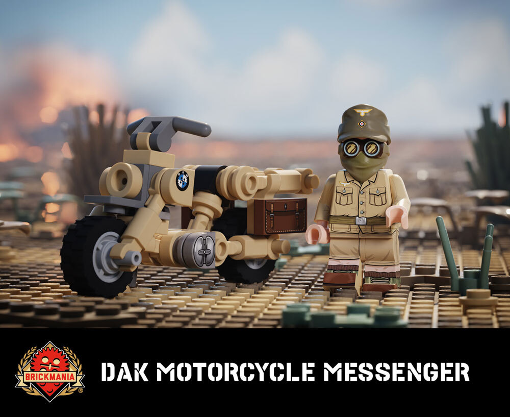 DAK Motorcycle Messenger - WWII German Reconnaissance Vehicle DAK Motorcycle Messenger - WWII German Reconnaissance Vehicle