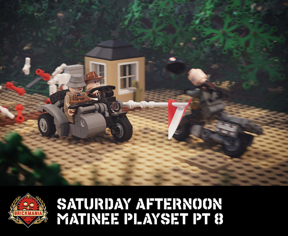 Saturday Afternoon Matinee Playset Part 8 – Motorcycle Chase Saturday Afternoon Matinee Playset Part 8 – Motorcycle Chase