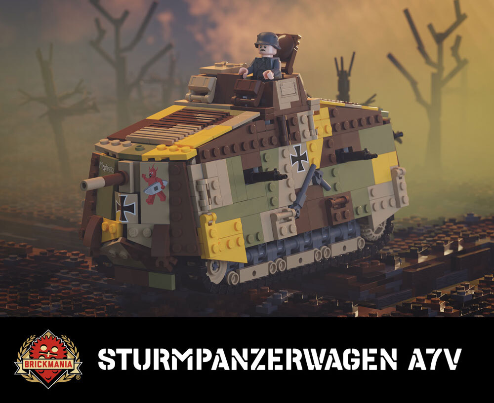 Sturmpanzerwagen A7V - WWI German Heavy Tank Sturmpanzerwagen A7V - WWI German Heavy Tank
