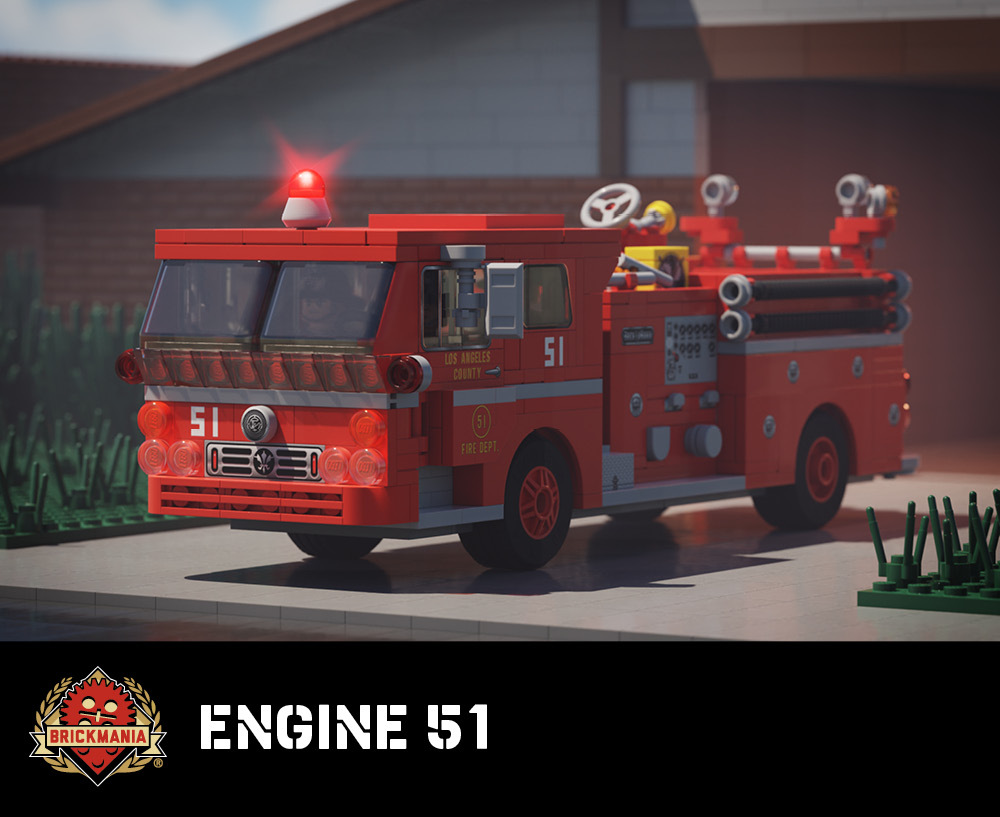 Engine 51 - Historic Los Angeles County Fire Truck - LIMITED EDITION Engine 51 - Historic Los Angeles County Fire Truck - LIMITED EDITION