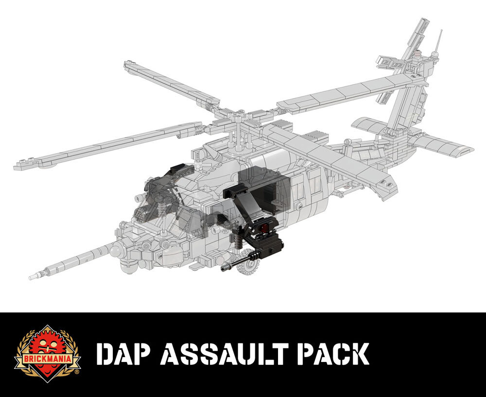 DAP Assault Pack - Heavy Weapons Upgrade for Sikorsky® MH-60M Black Hawk® - Special Operations Multirole Helicopter DAP Assault Pack - Heavy Weapons Upgrade for Sikorsky® MH-60M Black Hawk® - Special Operations Multirole Helicopter