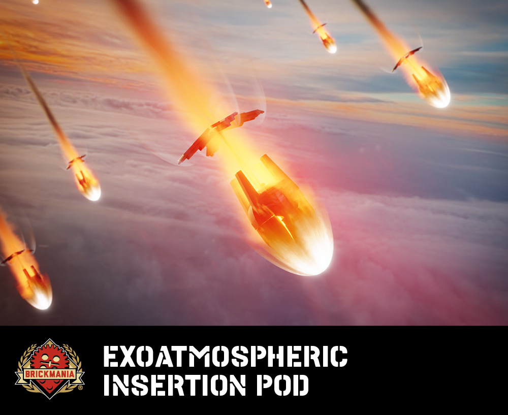Exoatmospheric Insertion Pod with 26th Century Shock Trooper Exoatmospheric Insertion Pod with 26th Century Shock Trooper