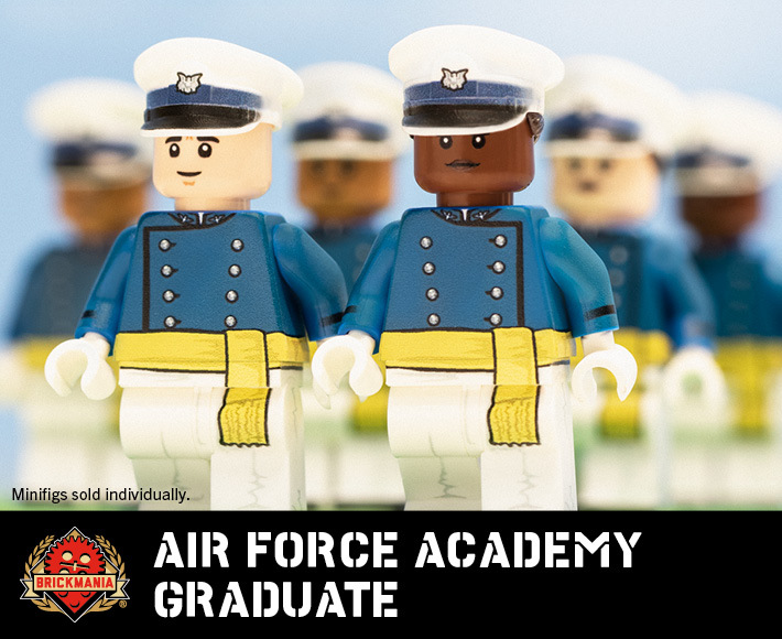 Air Force Academy Graduate custom minifig by Brickmania® Air Force Academy Graduate custom minifig by Brickmania®