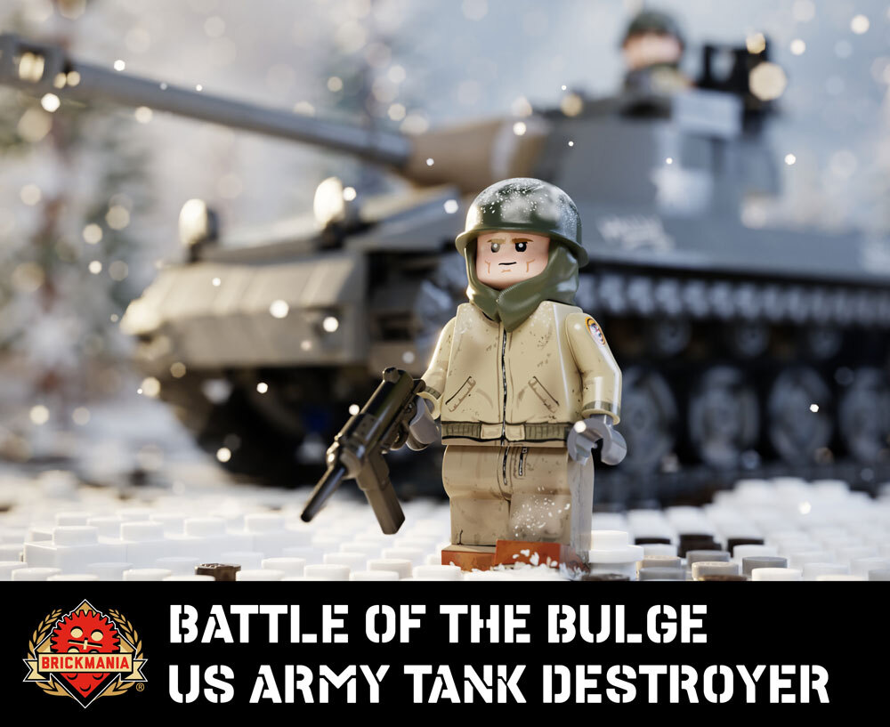 Battle of the Bulge US Army Tank Destroyer Crewman Battle of the Bulge US Army Tank Destroyer Crewman