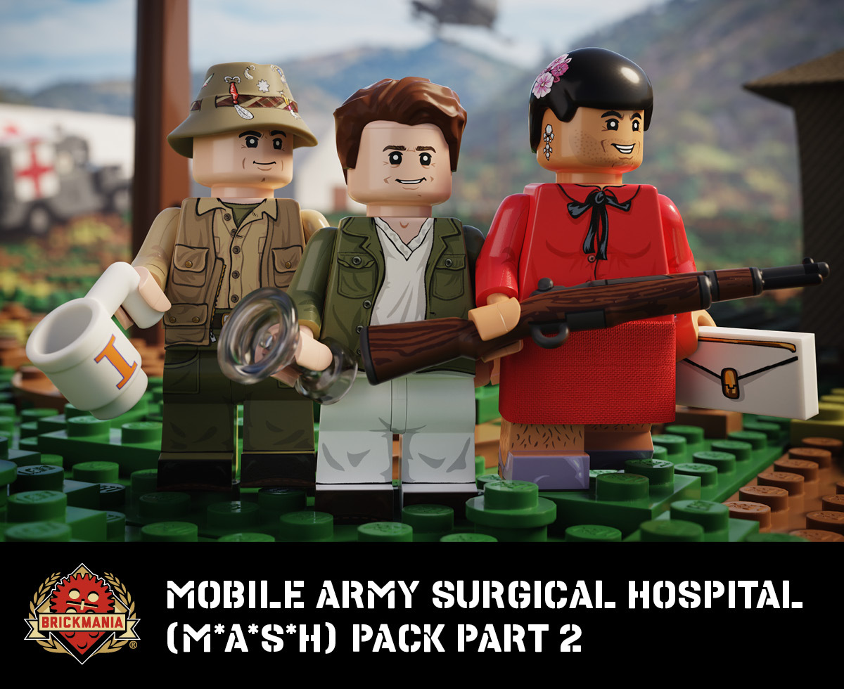 Custom Minifig Korean War Mobile Army Surgical Hospital Pack Part 2 Custom Minifig Korean War Mobile Army Surgical Hospital Pack Part 2