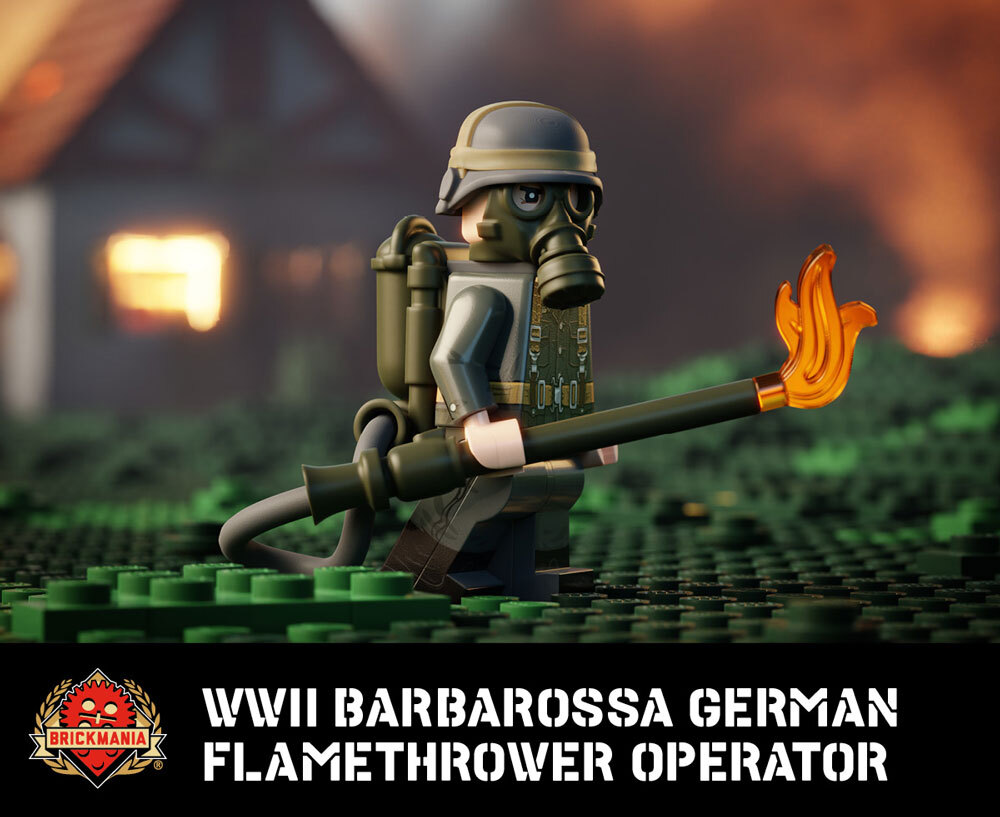 WWII Barbarossa German Flamethrower Operator WWII Barbarossa German Flamethrower Operator