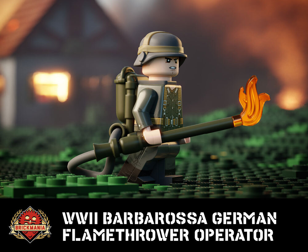 WWII Barbarossa German Flamethrower Operator WWII Barbarossa German Flamethrower Operator