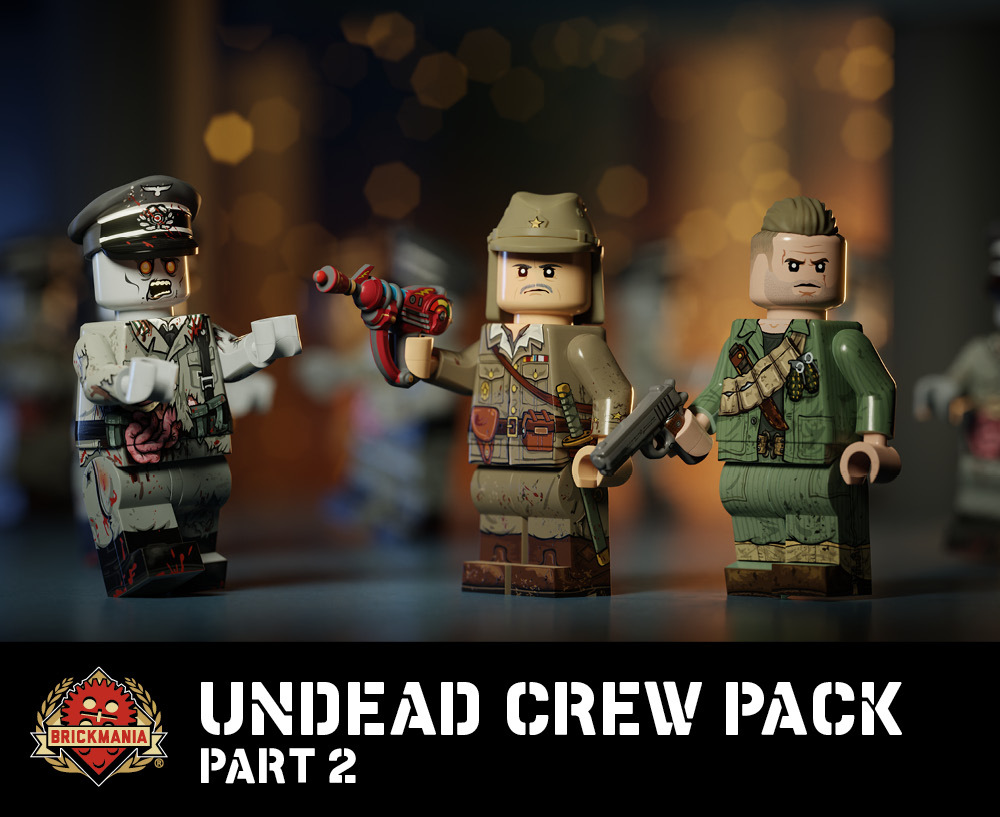 Undead Crew Pack Part 2 custom minifigs by Brickmania® Undead Crew Pack Part 2 custom minifigs by Brickmania®