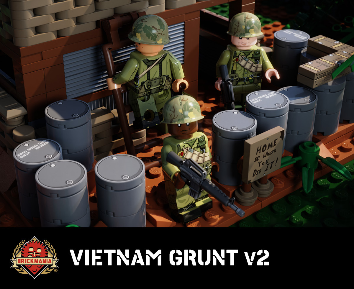 Vietnam Grunt V2 custom minifig Vietnam Grunt V2 custom minifig