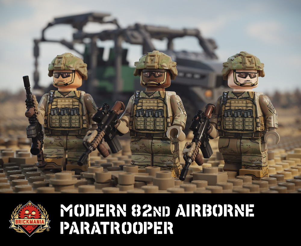Modern 82nd Airborne Paratrooper custom designed minifig Modern 82nd Airborne Paratrooper custom designed minifig