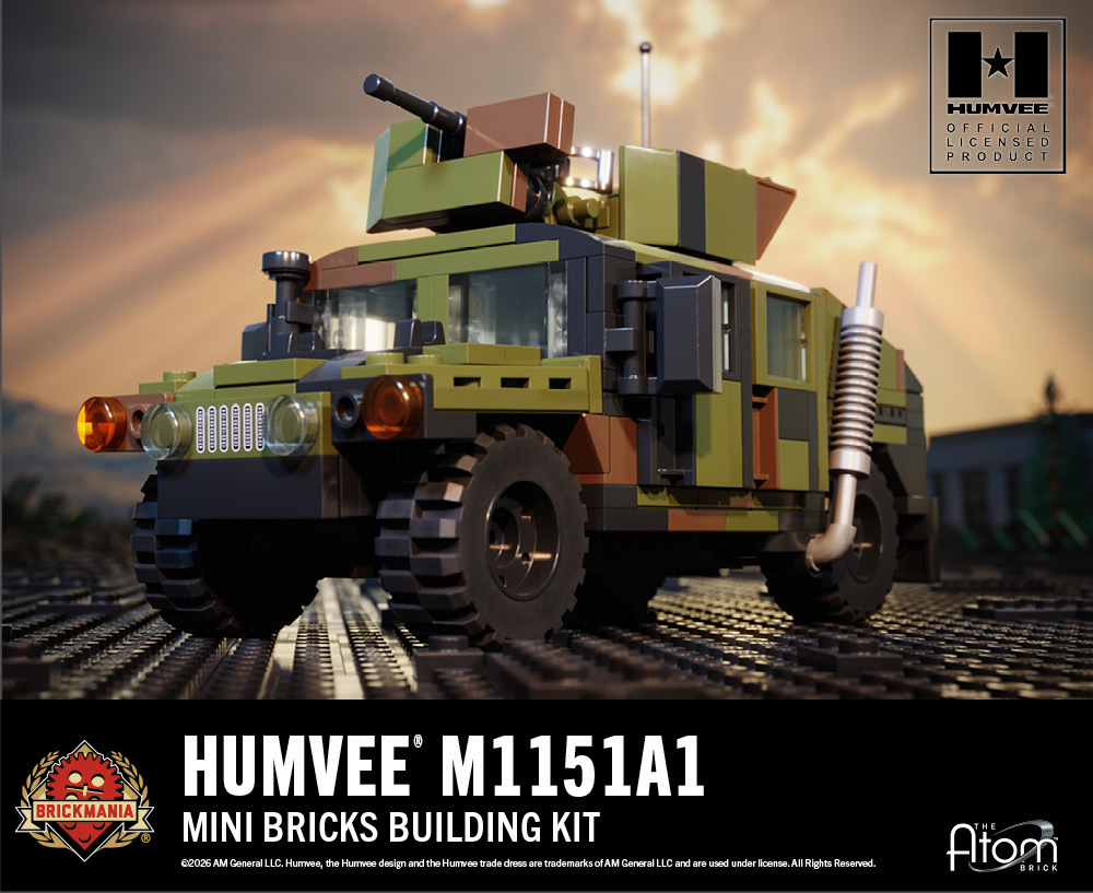 HUMVEE® M1151A1 Mini Bricks Building Kit HUMVEE® M1151A1 Mini Bricks Building Kit